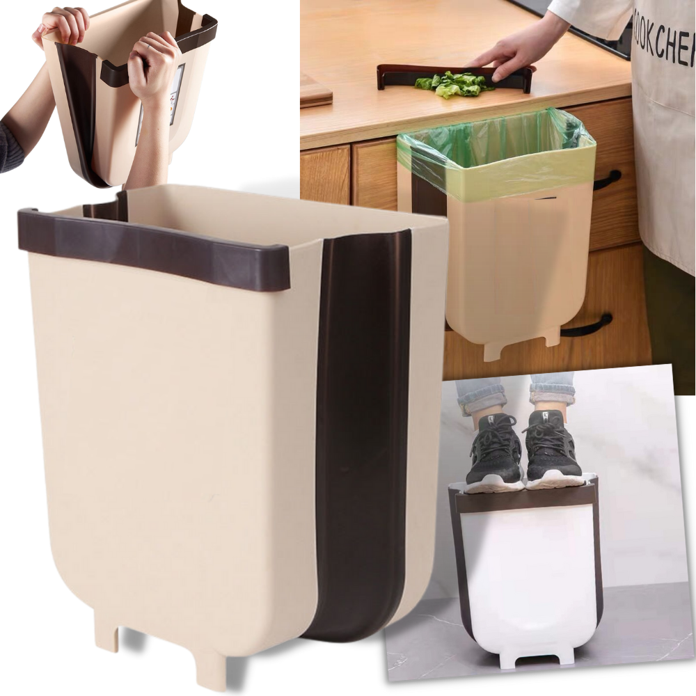 Cubo de basura colgante y ampliable - Ozerty