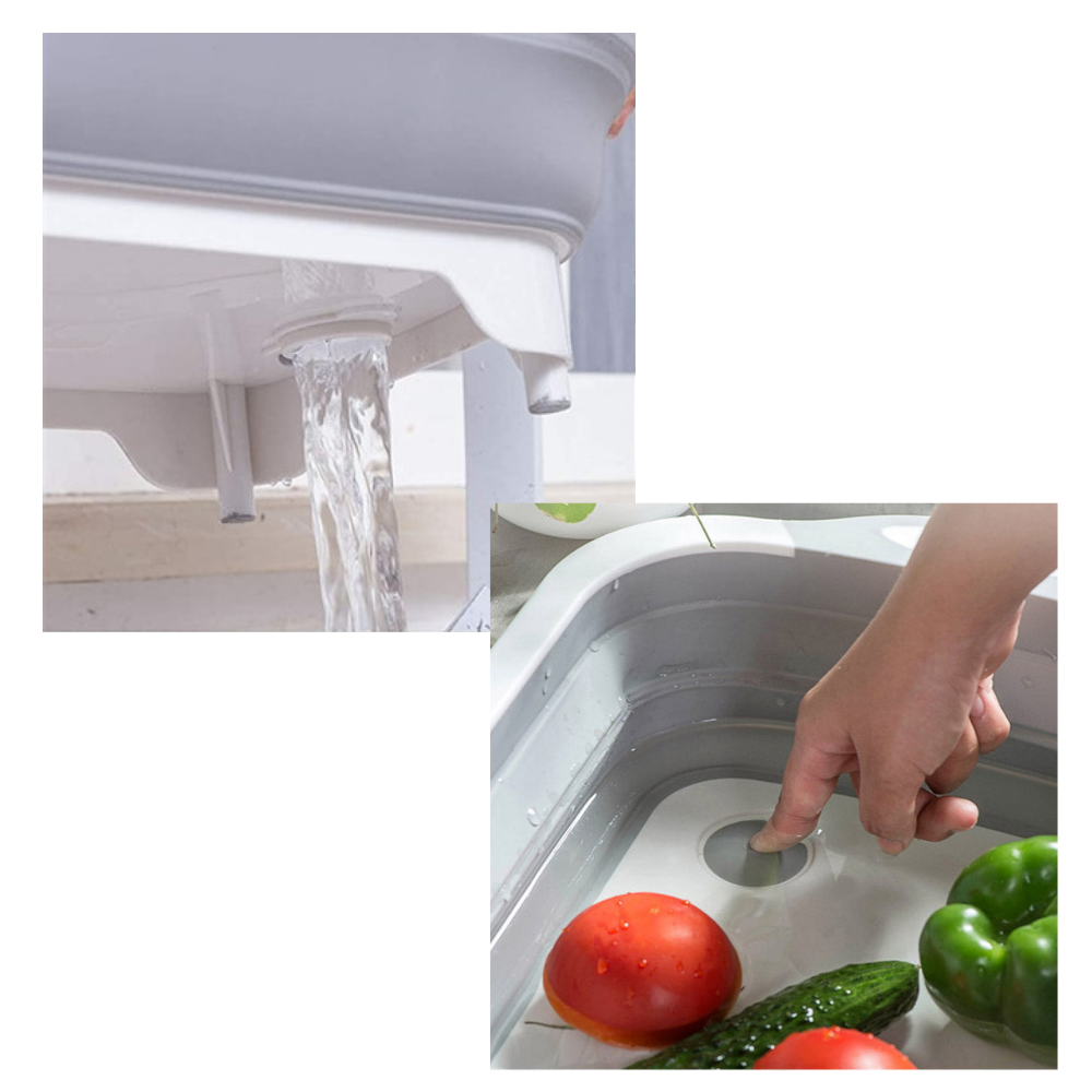 Tabla de cortar plegable con cesta - Ozerty