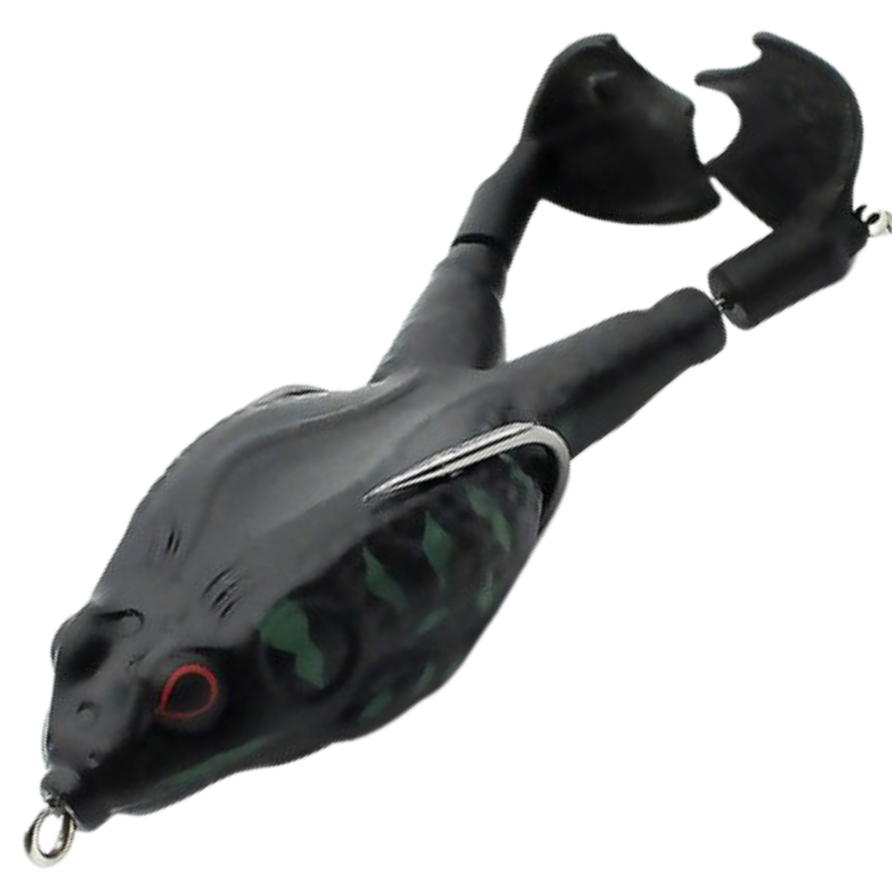 Señuelo de pesca de rana de silicona