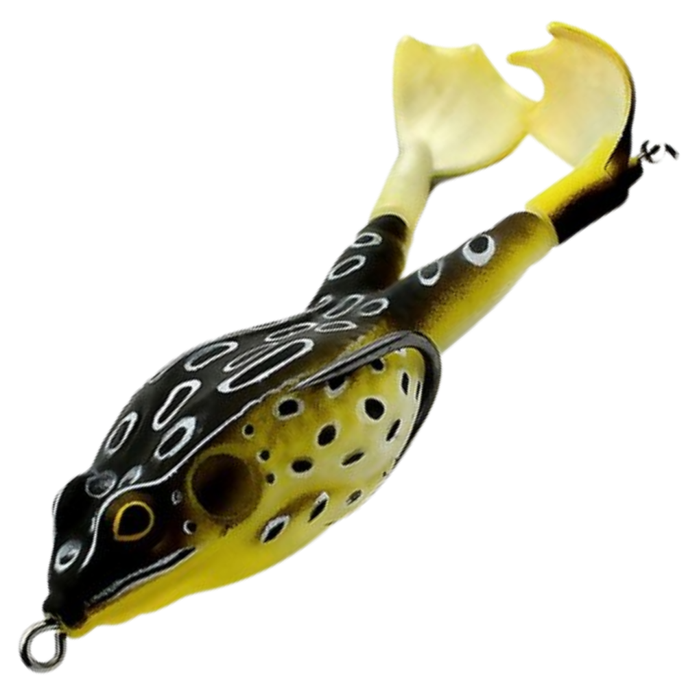 Señuelo de pesca de rana de silicona