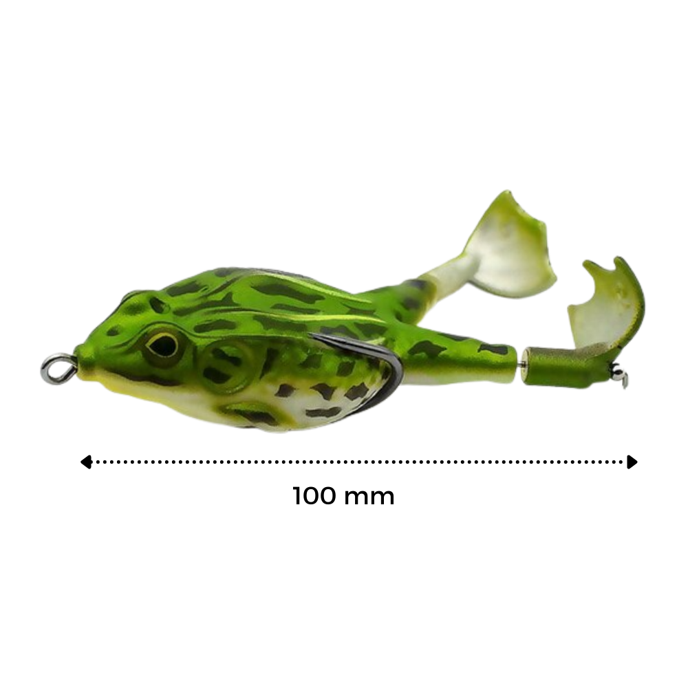 Señuelo de pesca de rana de silicona - Ozerty