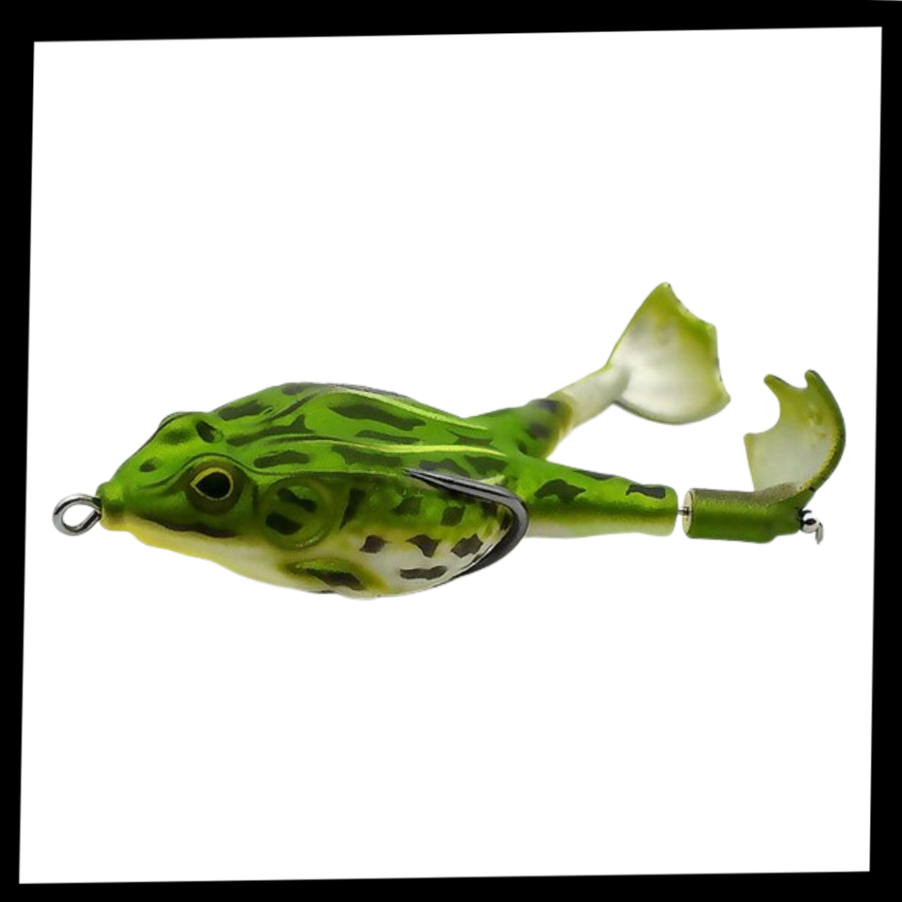 Señuelo de pesca de rana de silicona - Ozerty