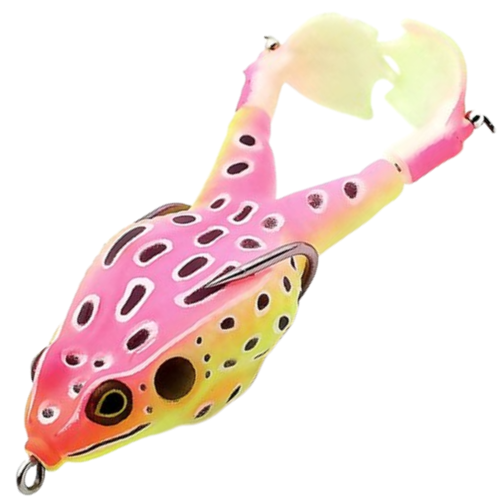 Señuelo de pesca de rana de silicona