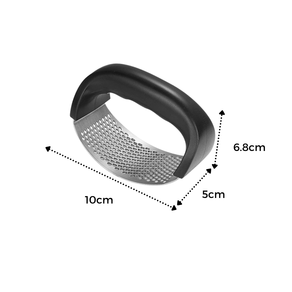 Triturador de ajos de acero - Ozerty