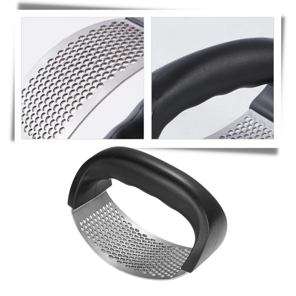 Triturador de ajos de acero - Ozerty