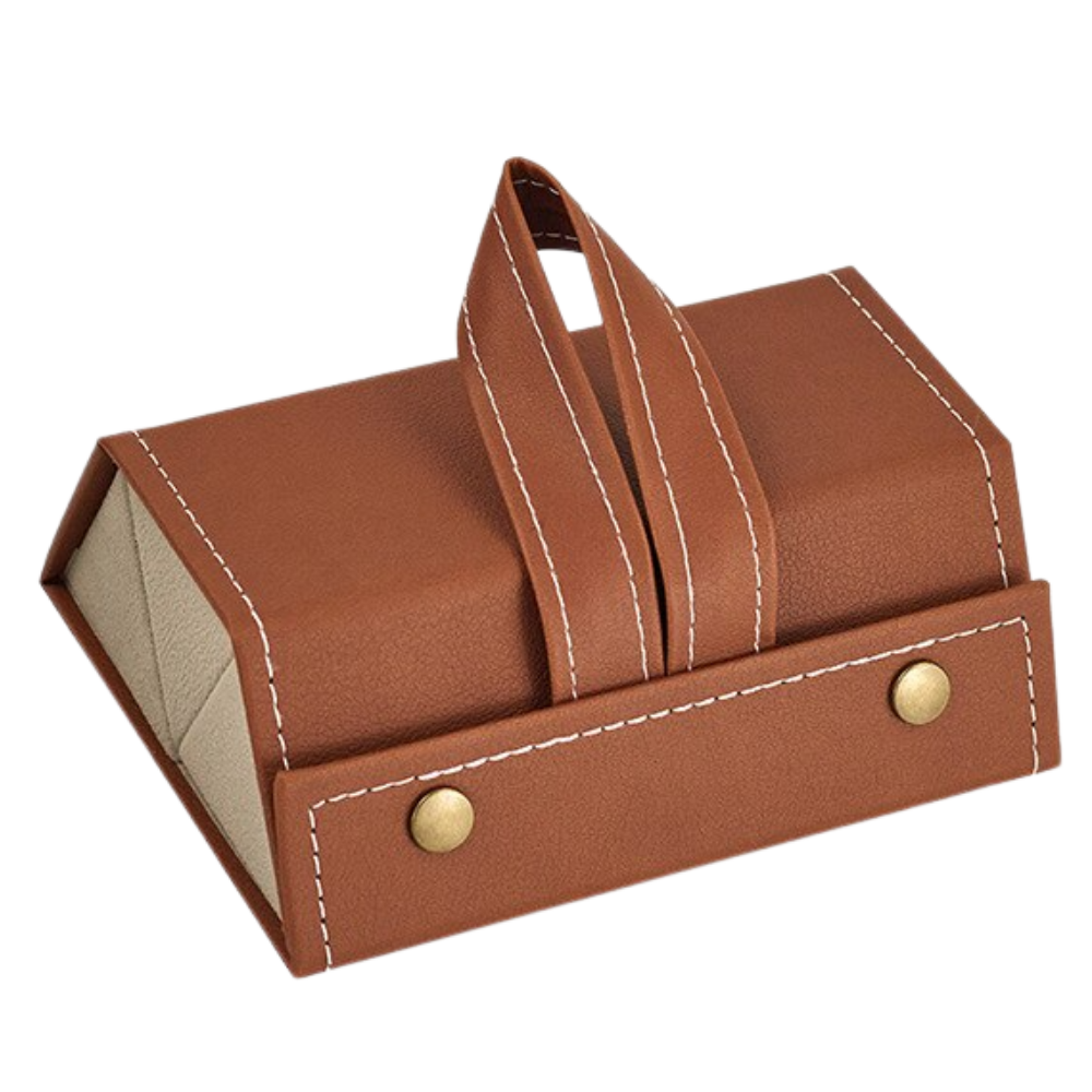 Caja para gafas -Marrón/3 RANURAS - Ozerty