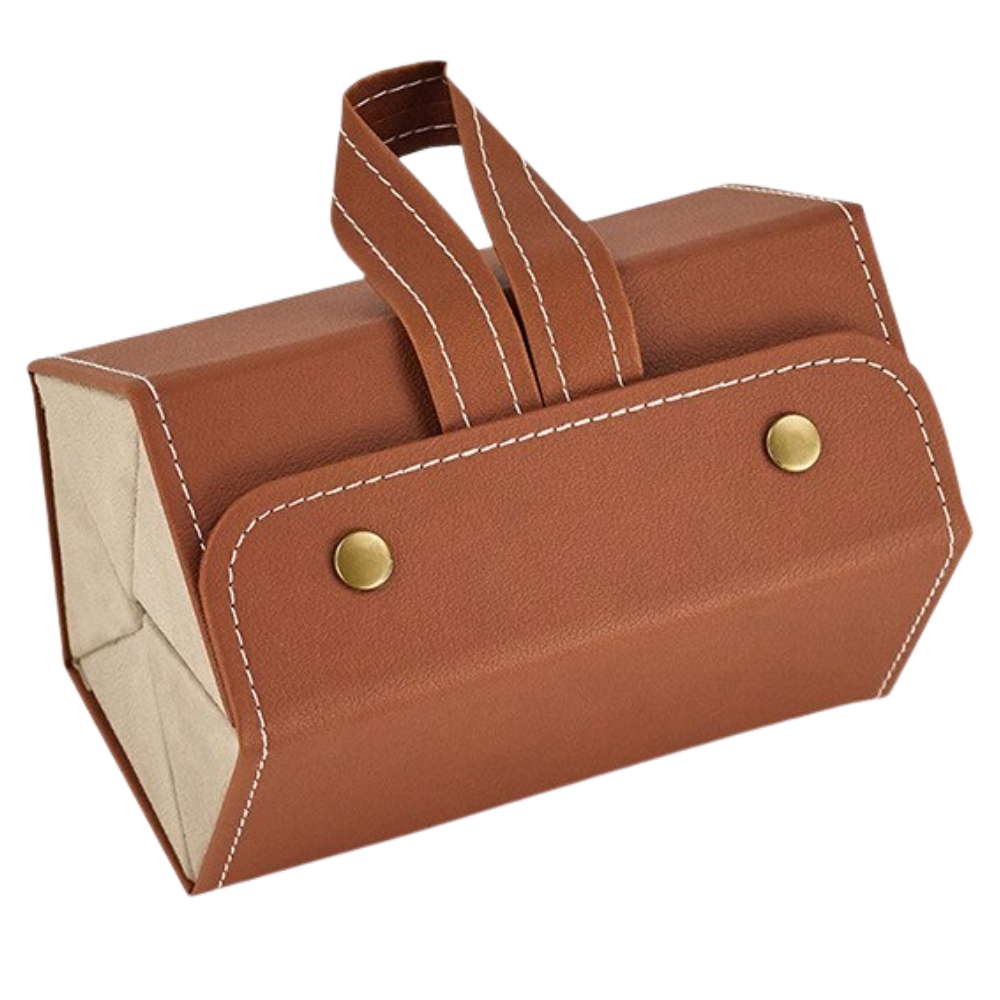 Caja para gafas -Marrón/5 RANURAS - Ozerty