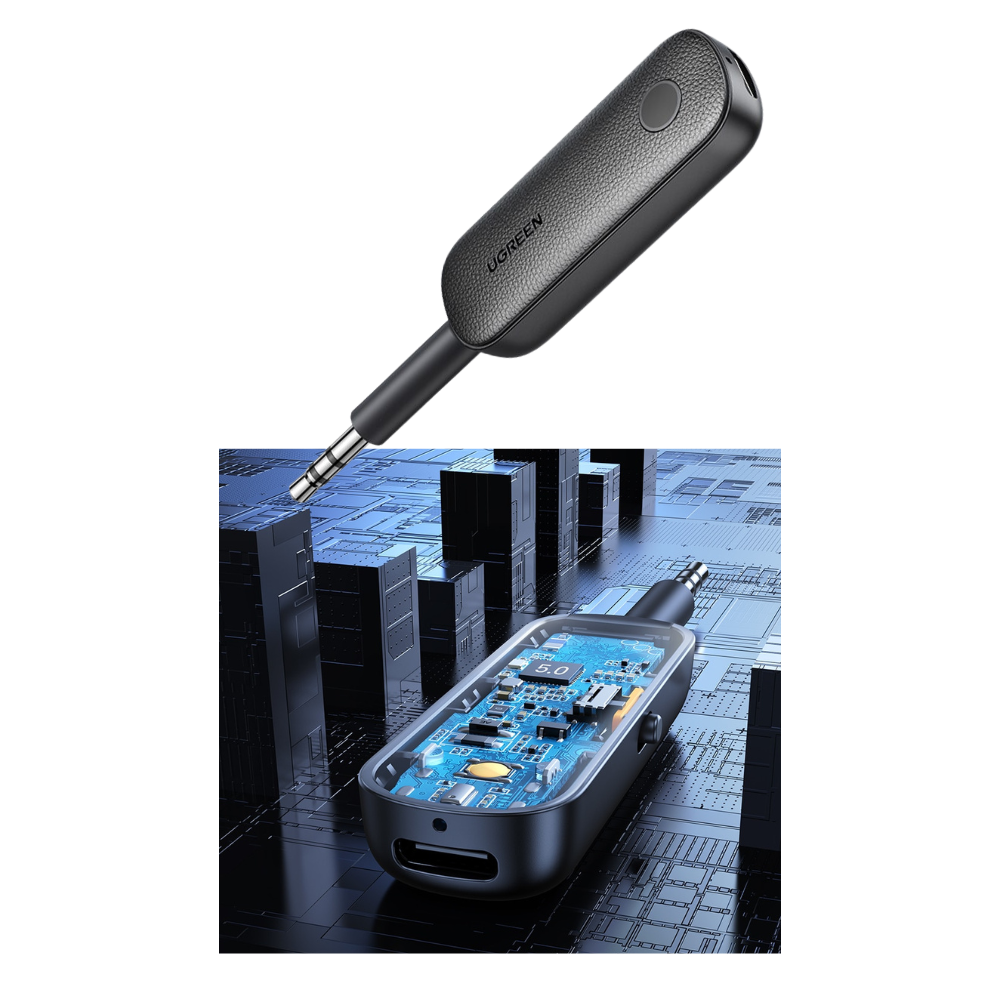 Adaptador bluetooth inalámbrico con conector de 3.5 mm - Ozerty