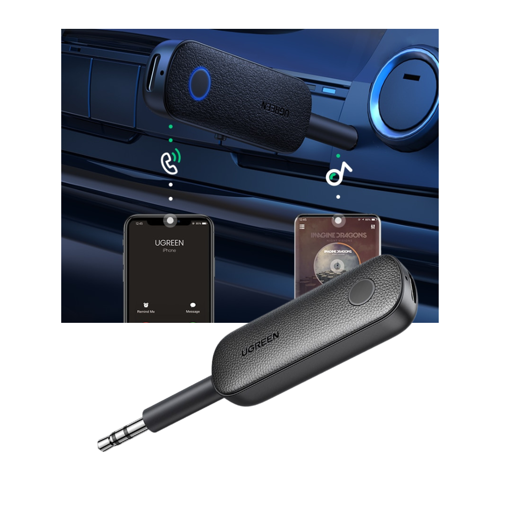 Adaptador bluetooth inalámbrico con conector de 3.5 mm - Ozerty