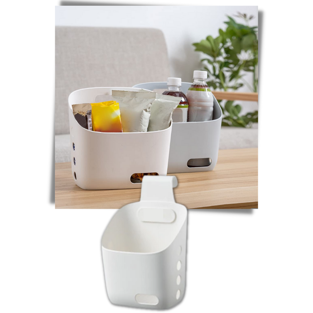 Paquete de 3 cestas de almacenamiento colgantes - Ozerty