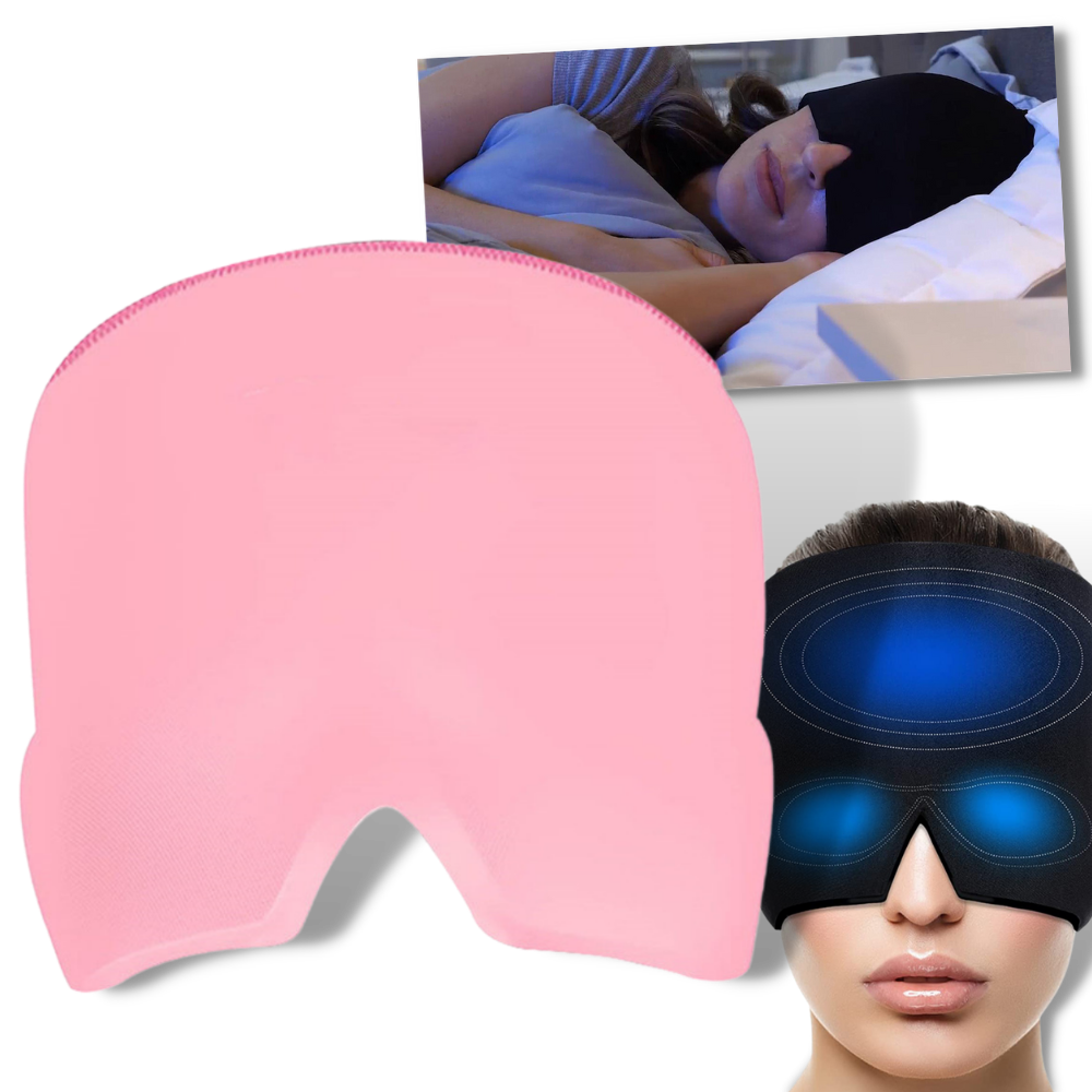 Cápsula de gel para el alivio de la migraña con terapia de frío y calor - Ozerty