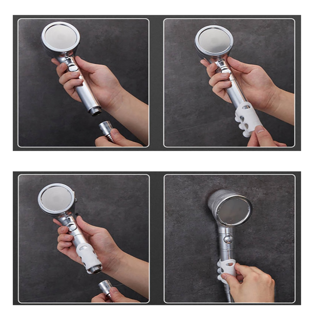 Soporte para alcachofa de ducha con ventosa (paquete de 2) - Ozerty