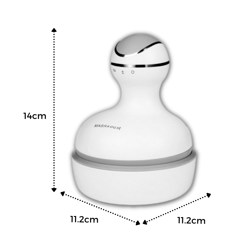 Masajeador inalámbrico para el cuero cabelludo - Ozerty