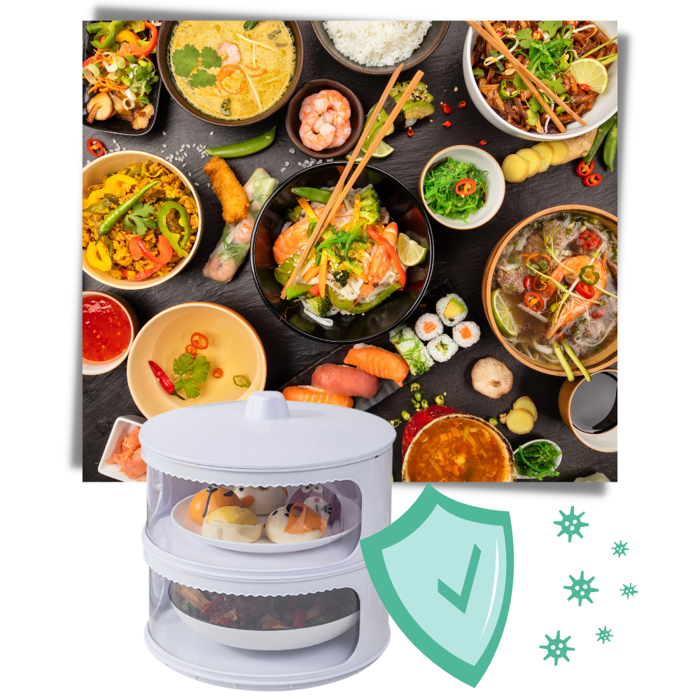 Recipientes aislantes apilables para almacenar alimentos - Ozerty