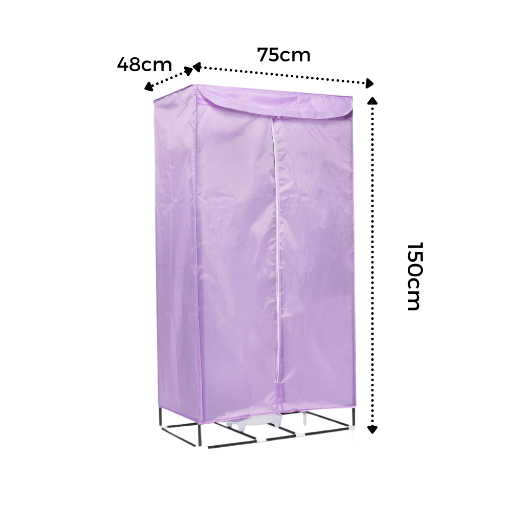 Secadora de ropa eléctrica portátil y perchero - Ozerty