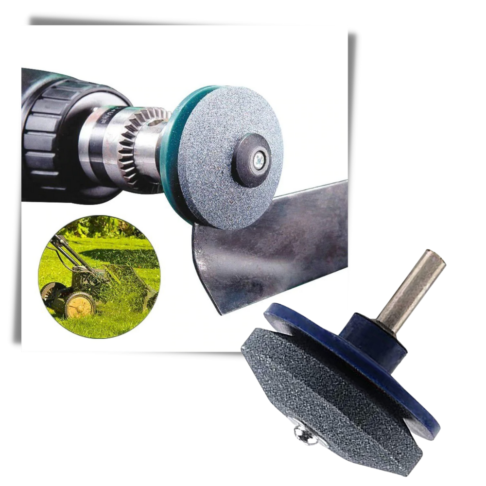 Juego de afiladores de cuchillas para cortacéspedes rotativos - Ozerty