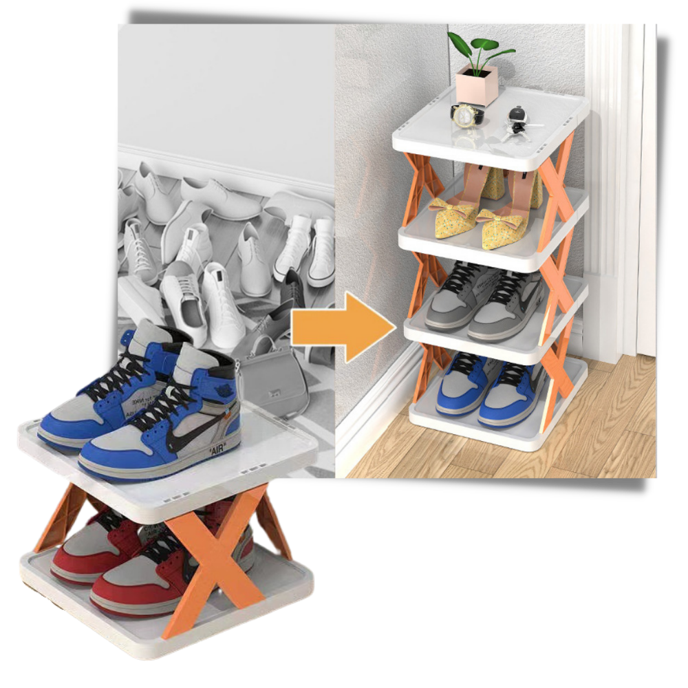 Estantería organizadora de zapatos de varias capas - Ozerty