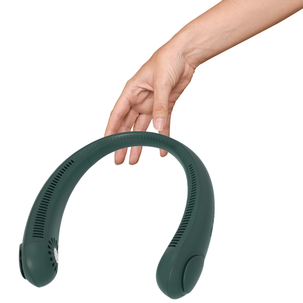 Mini ventilador de cuello portátil recargable - Ozerty