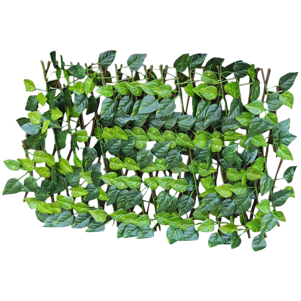Valla vegetal artificial retráctil