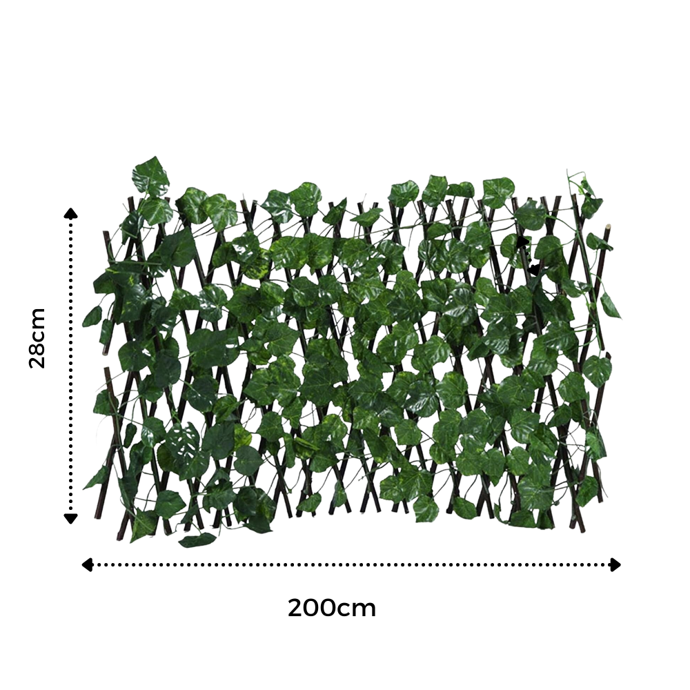 Valla vegetal artificial retráctil - Ozerty