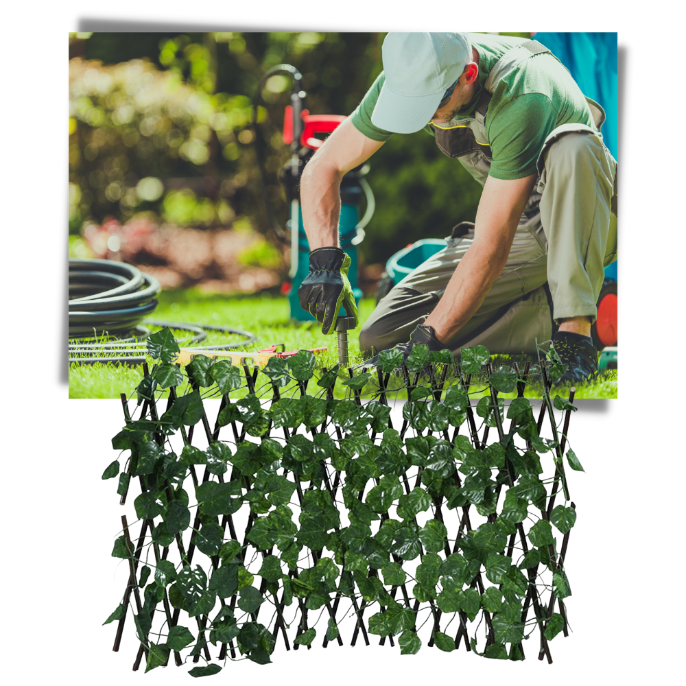 Valla vegetal artificial retráctil - Ozerty