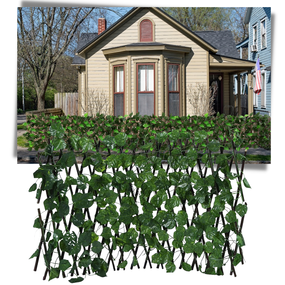Valla vegetal artificial retráctil - Ozerty