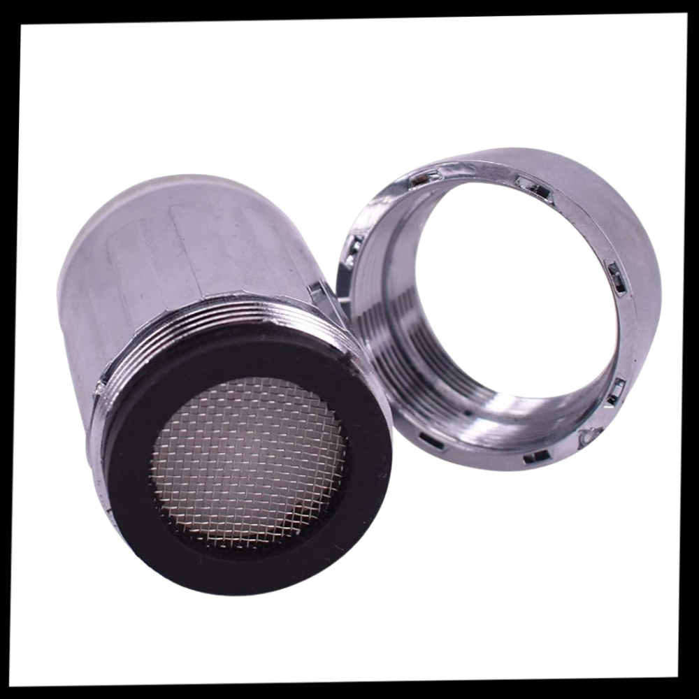 Boquilla de grifo con sensor de temperatura que cambia de color - Ozerty