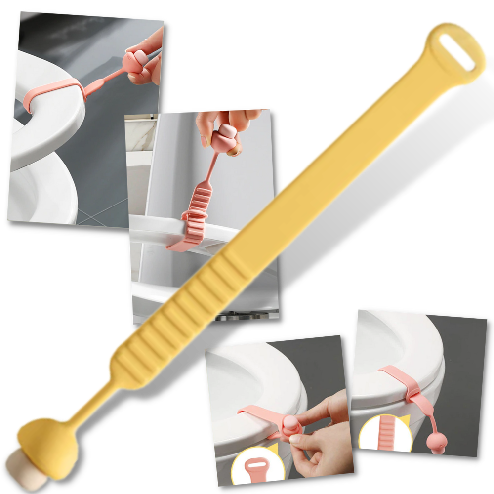 Paquete de 2 elevadores de silicona para el asiento del inodoro - Ozerty