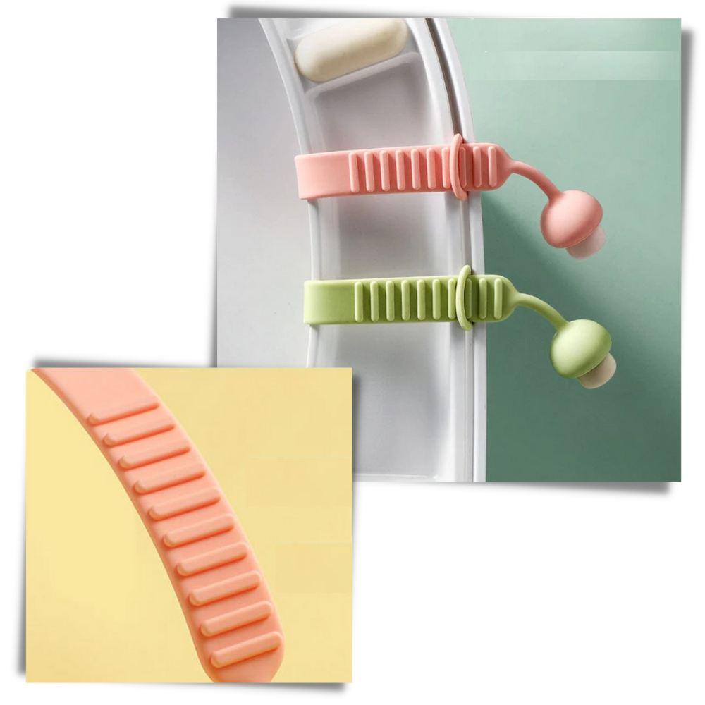 Paquete de 2 elevadores de silicona para el asiento del inodoro - Ozerty