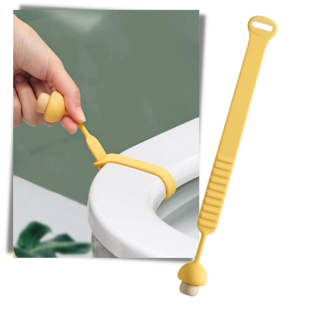 Paquete de 2 elevadores de silicona para el asiento del inodoro - Ozerty