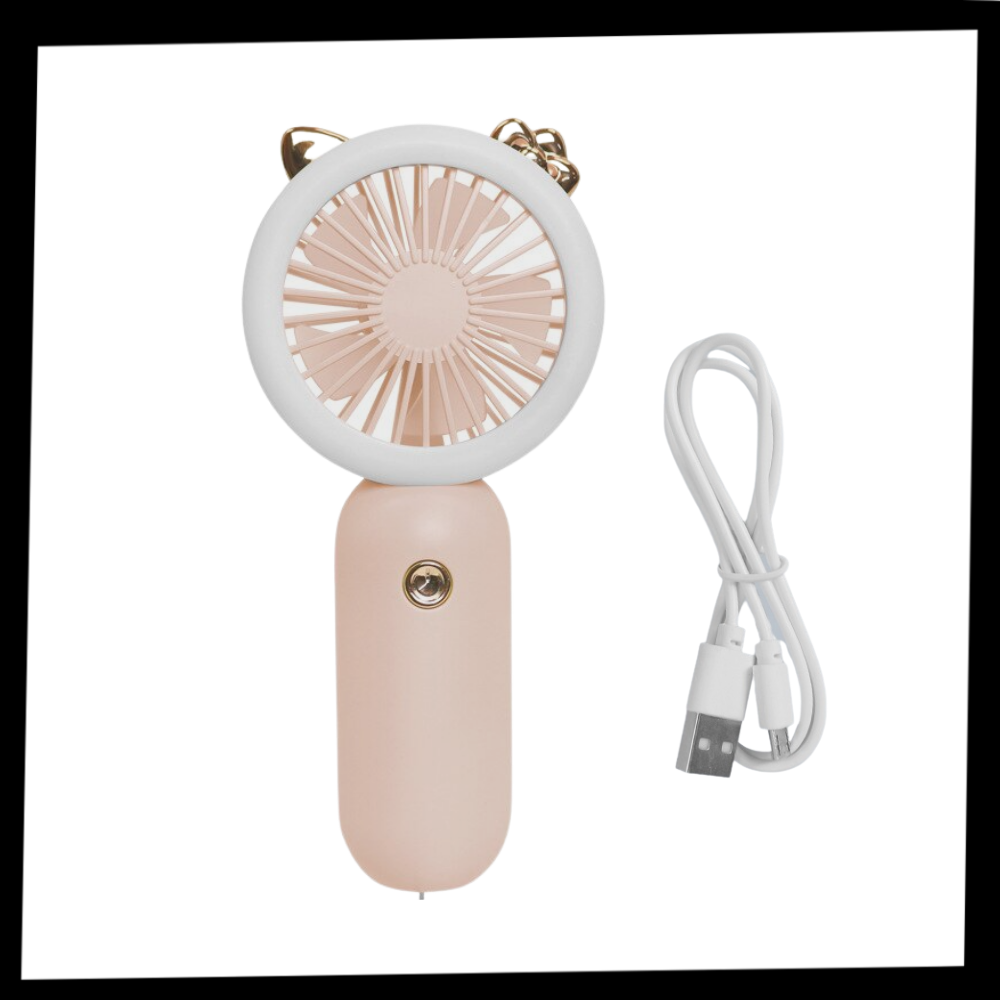 Ventilador USB de bolsillo con led - Ozerty