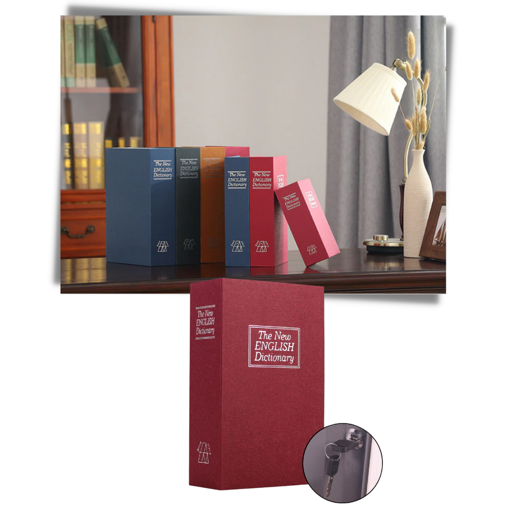 Caja de seguridad en forma de diccionario - Ozerty