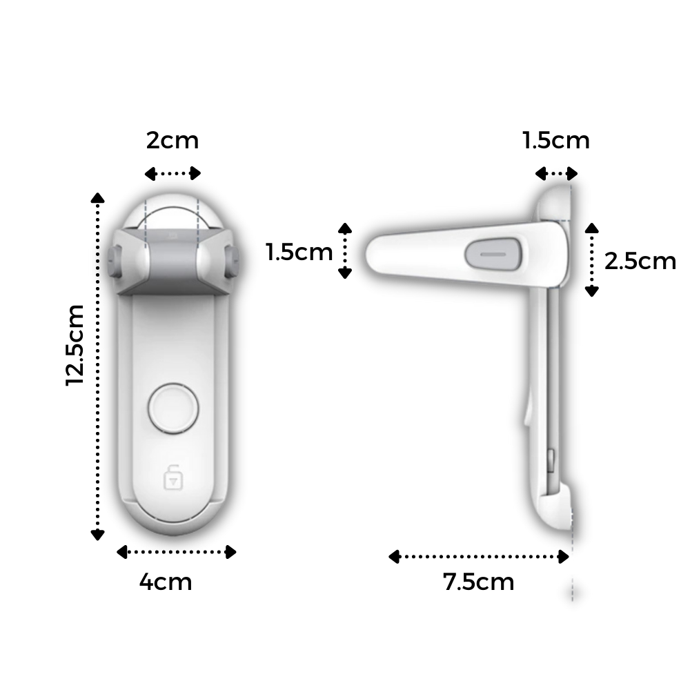 Cerradura para manilla de puerta - Ozerty