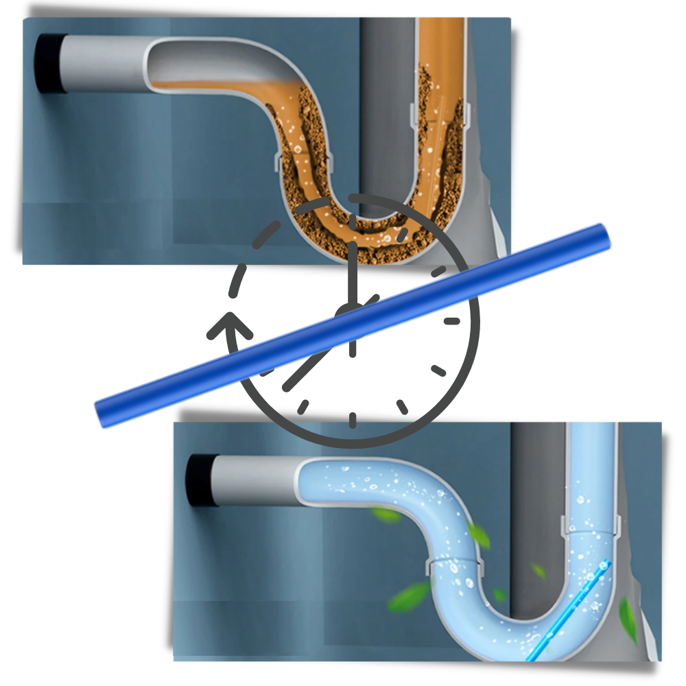 Paquete de 12 palillos para limpiar el fregadero - Ozerty