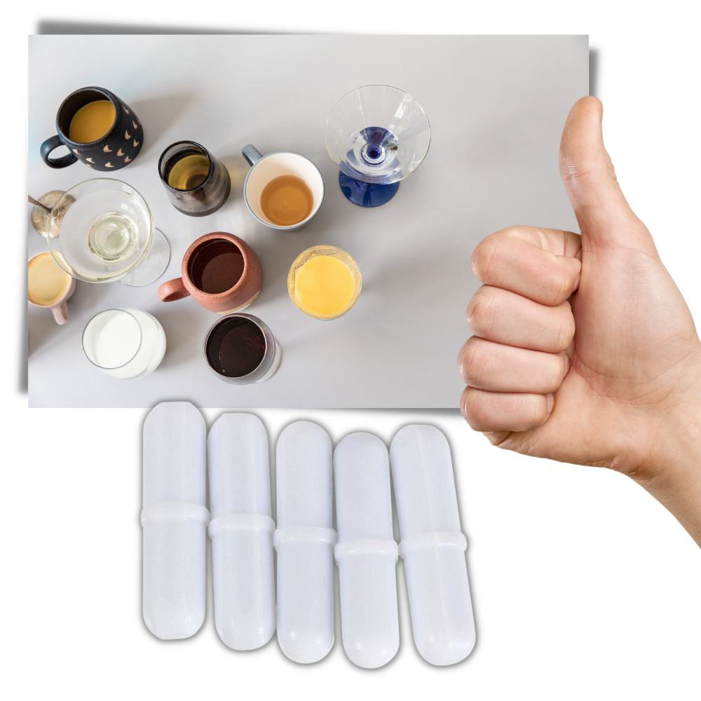 Paquete de 5 cápsulas agitadoras para vasos magnéticos - Ozerty