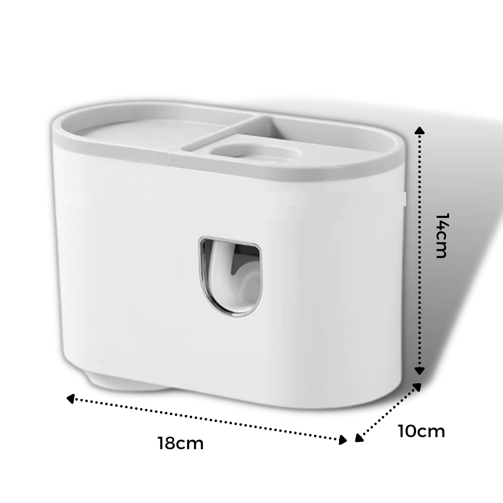 Estante dispensador de pasta de dientes todo en uno - Ozerty