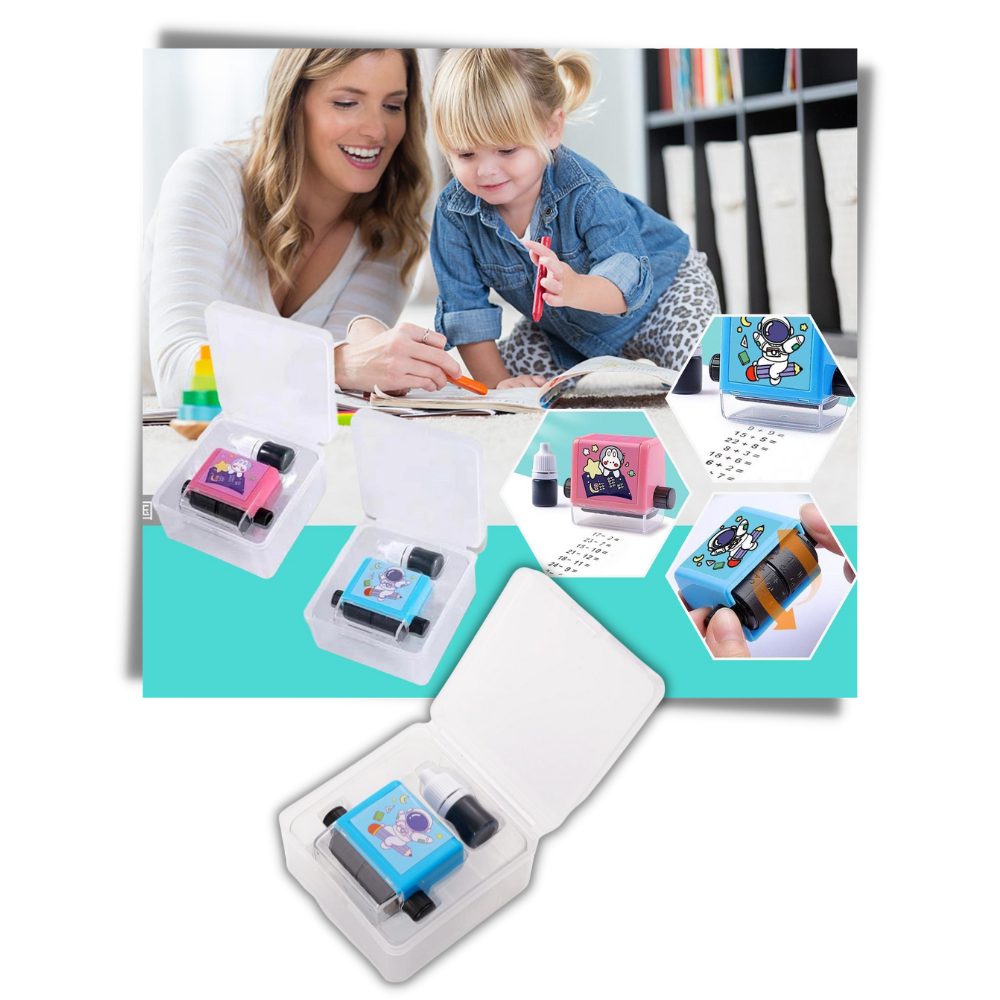 Sello de práctica de sumas matemáticas - Ozerty