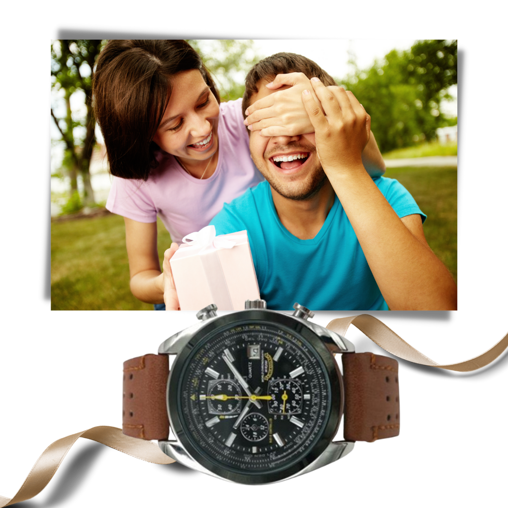 Reloj de cuarzo de lujo resistente al agua - Ozerty