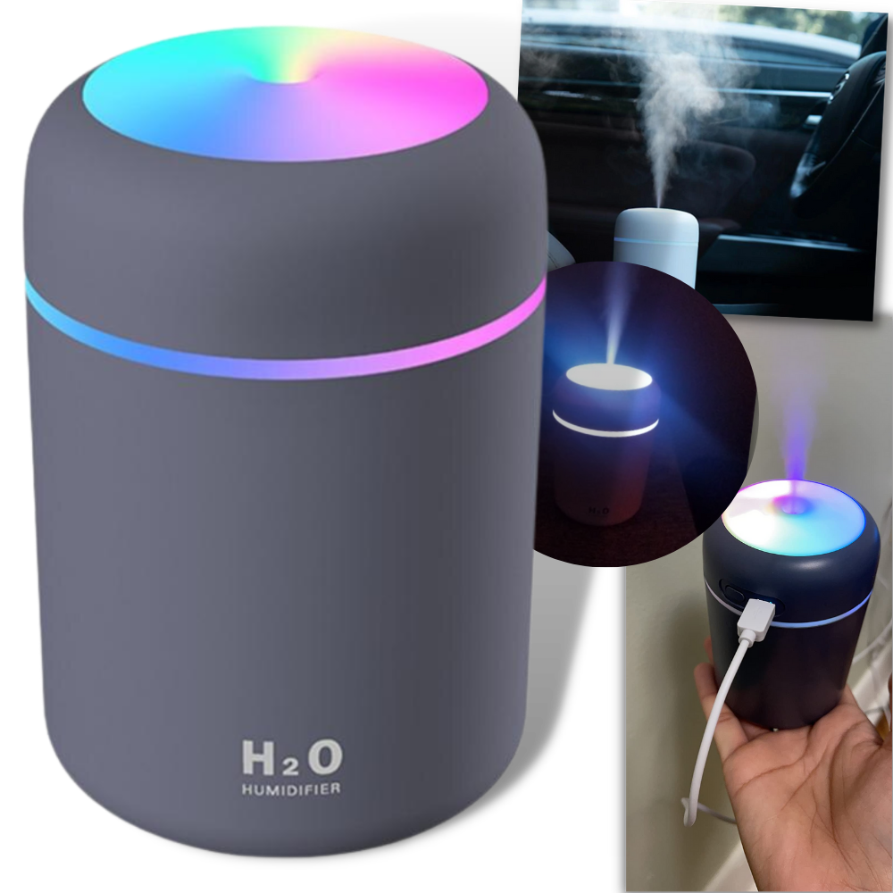 Mini humidificador y difusor de aromaterapia - Ozerty