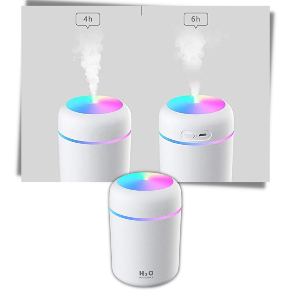 Mini humidificador y difusor de aromaterapia - Ozerty