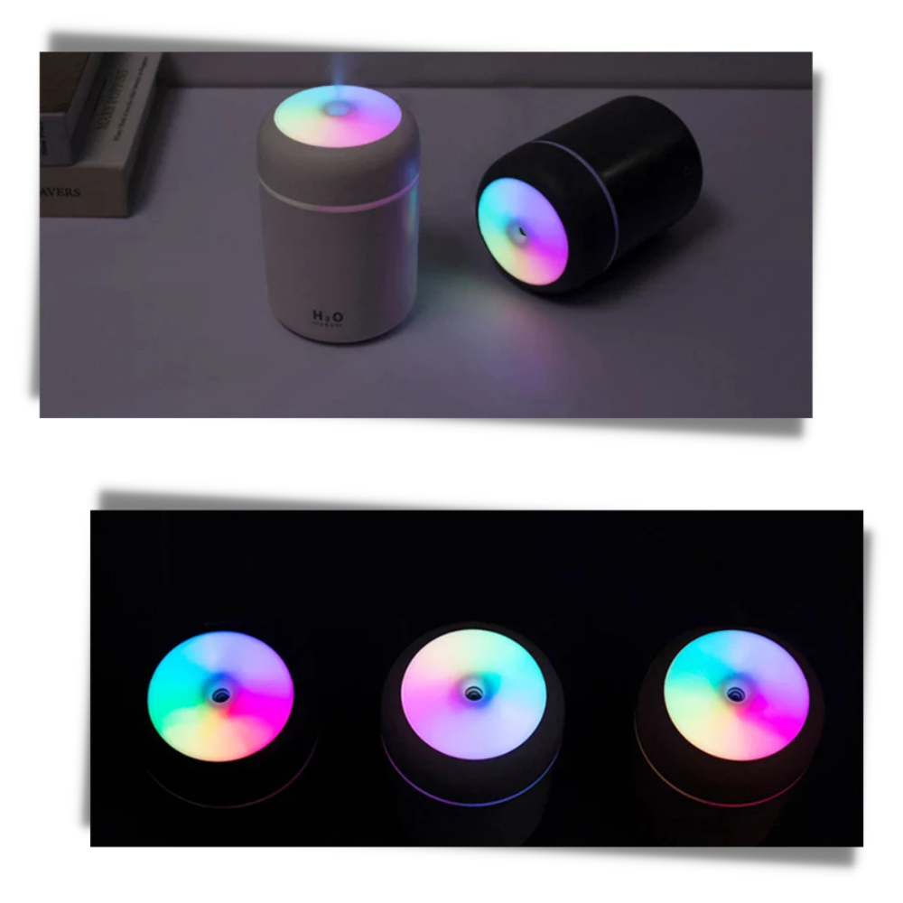 Mini humidificador y difusor de aromaterapia - Ozerty