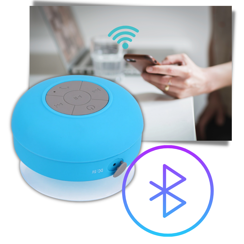 Mini altavoz bluetooth resistente al agua - Ozerty