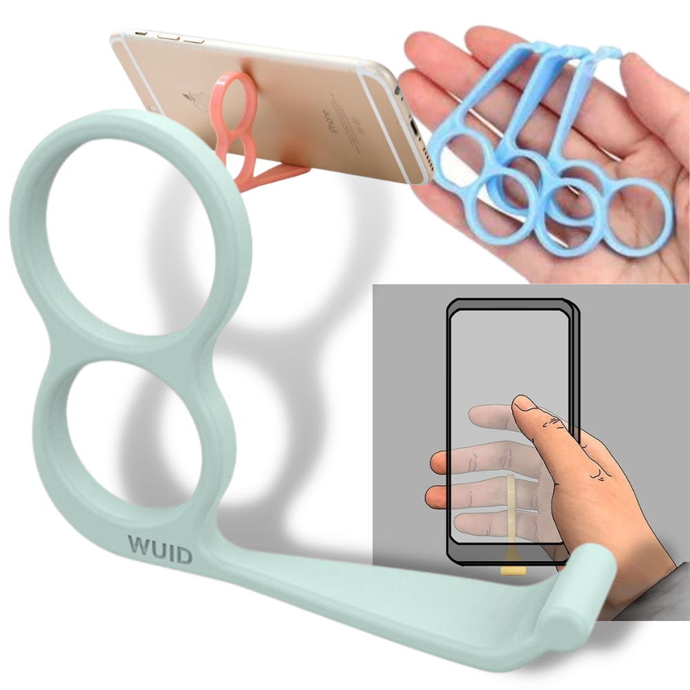 Paquete de 4 soportes y ganchos ligeros para teléfono - Ozerty