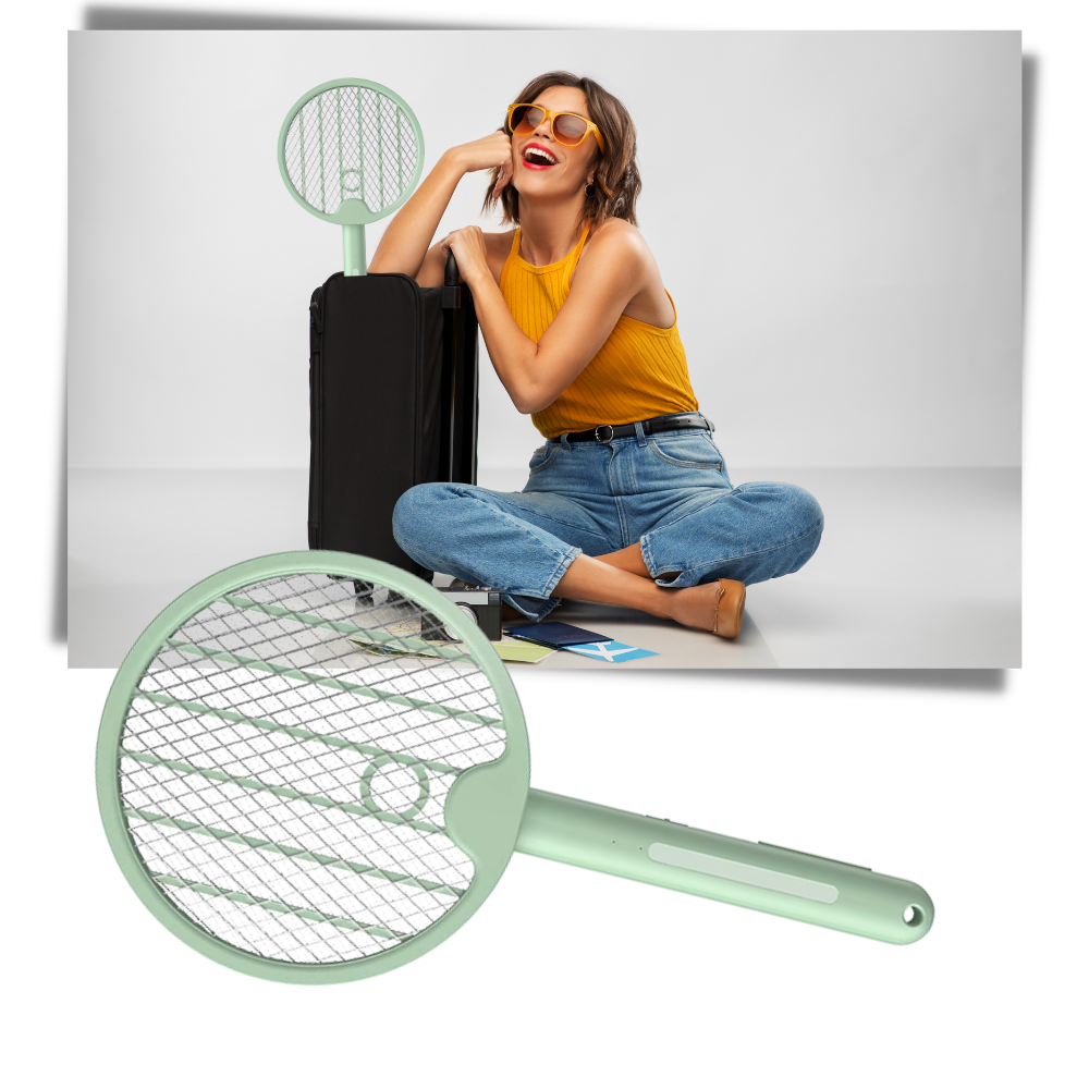 Raqueta antimosquitos plegable 2 en 1 - Ozerty