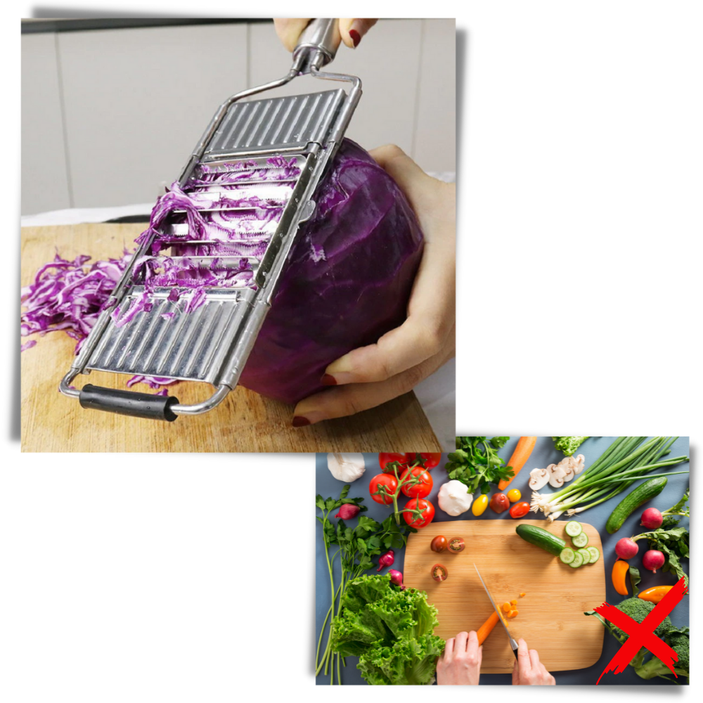 Rebanador y rallador de cocina multiusos - Ozerty