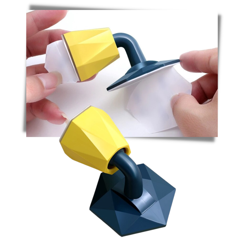 Tope de puerta de silicona y soporte - Ozerty