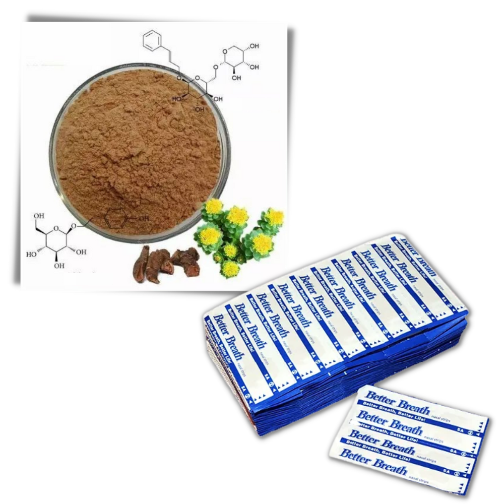 Paquete de 100 tiras nasales para los ronquidos - Ozerty