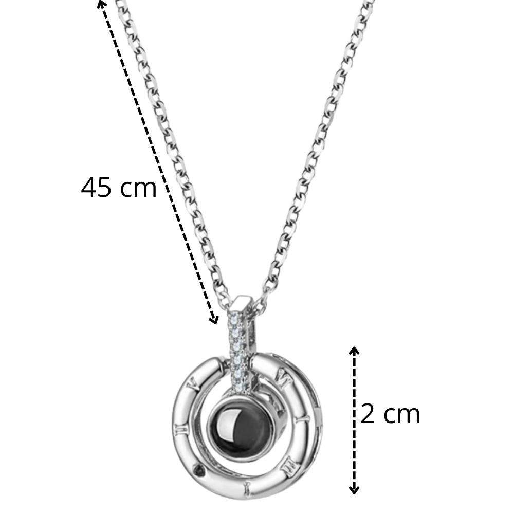 Collar i love you en 100 idiomas - Ozerty