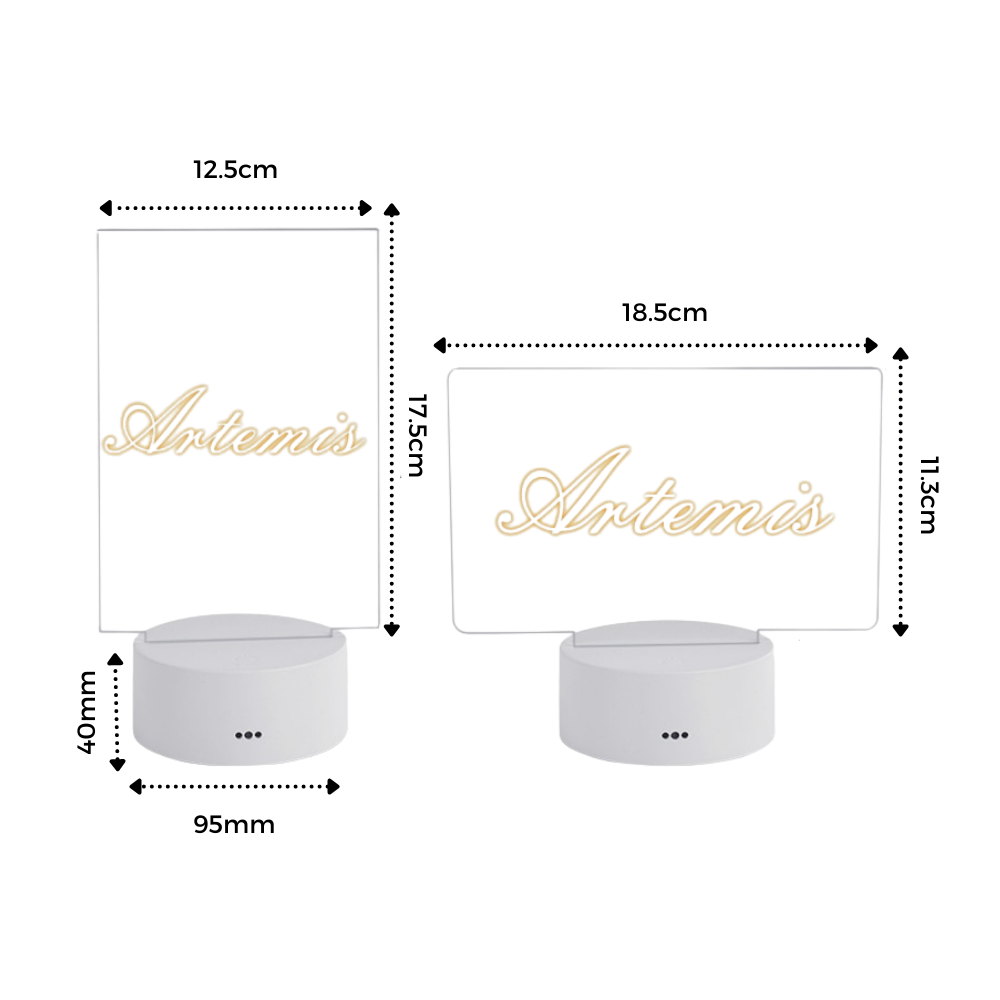 Tablón de anuncios LED con bolígrafo - Ozerty