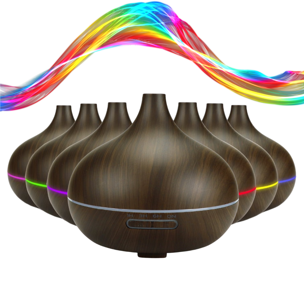 Difusor y humidificador de aceites esenciales - Ozerty
